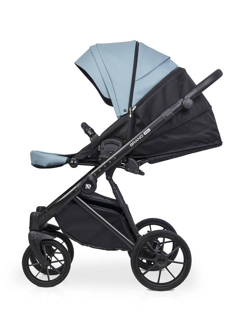 Коляска 2 в 1 Riko Brano Pro Crystal blue