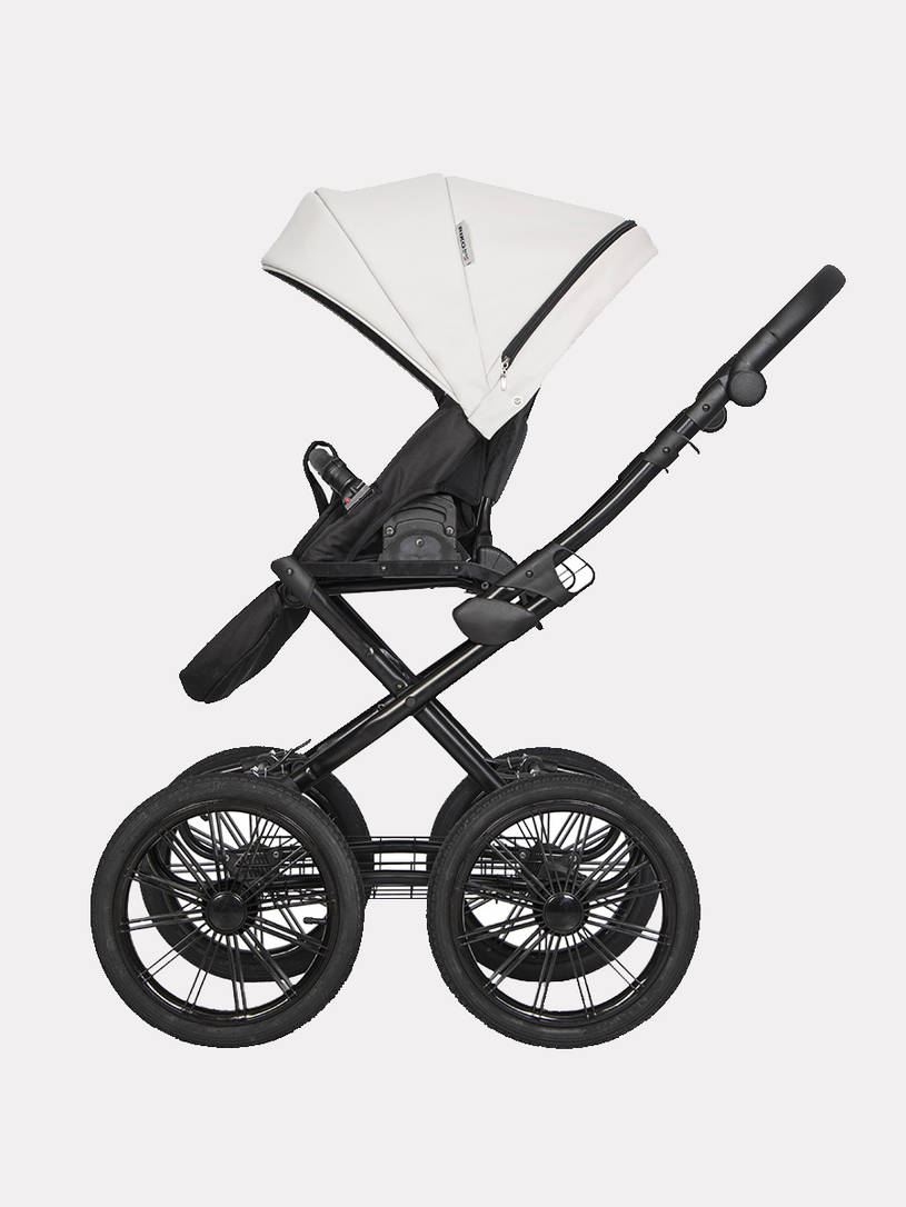 Коляска 2 в 1 Riko Basic Ozon Prestige 07 белый