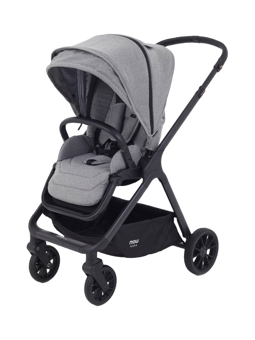 Коляска 2 в 1 MOWBaby MOVE MB401 Silver