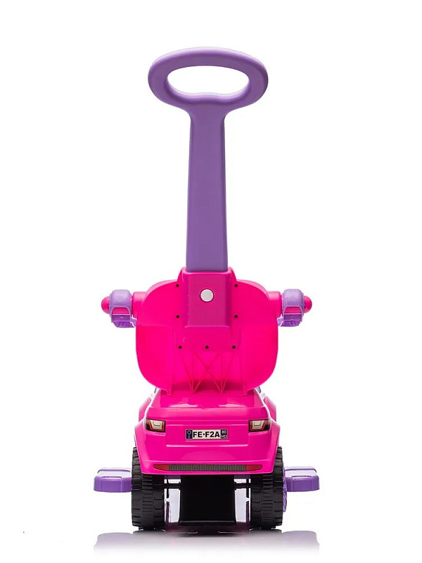 Каталка с ручкой Sevillababy Sport Car 3 в 1 614W розовый