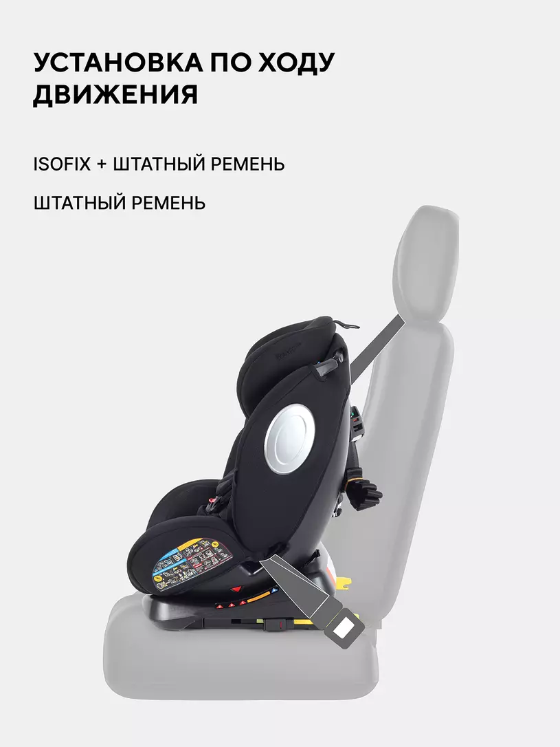 Автокресло Rant Basic Twist Next isofix группа 0+/1/2/3 (0-36 кг) Black