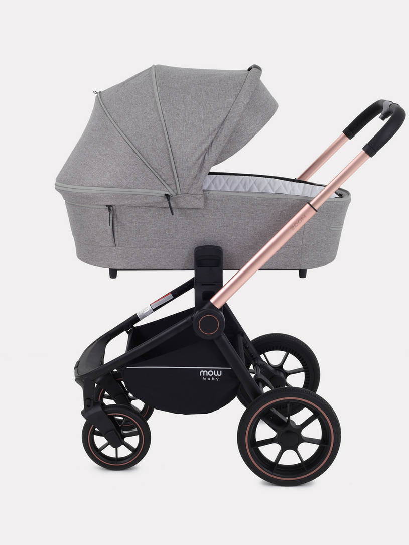 Коляска 2 в 1 MOWBaby ZOOM PU RA086 Gold Beige