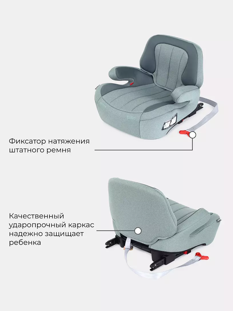 Автокресло Rant Turbo Isofix Active Line 3 (22-36 кг) Green