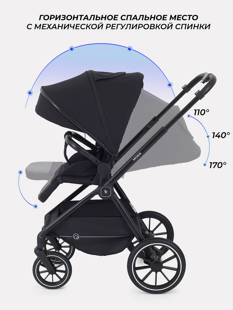 Коляска 2 в 1 Rant Moss Latte beige