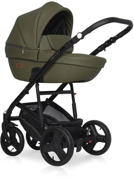 Коляска 3 в 1 Riko Basic Aicon Ecco 08 оливковый