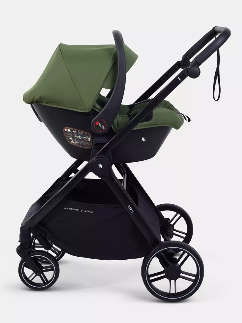 Коляска 3 в 1 Rant Basic Wave Green