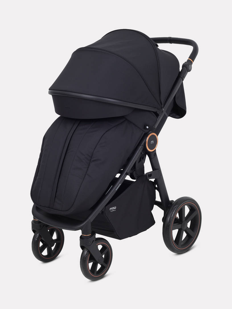 Коляска прогулочная Mowbaby Trail 2025 Black