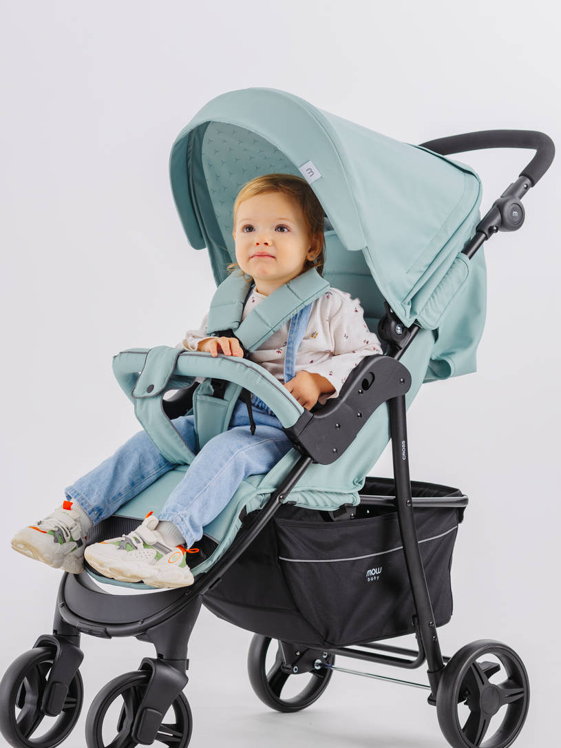 Коляска прогулочная Mowbaby Cross 2024 mint