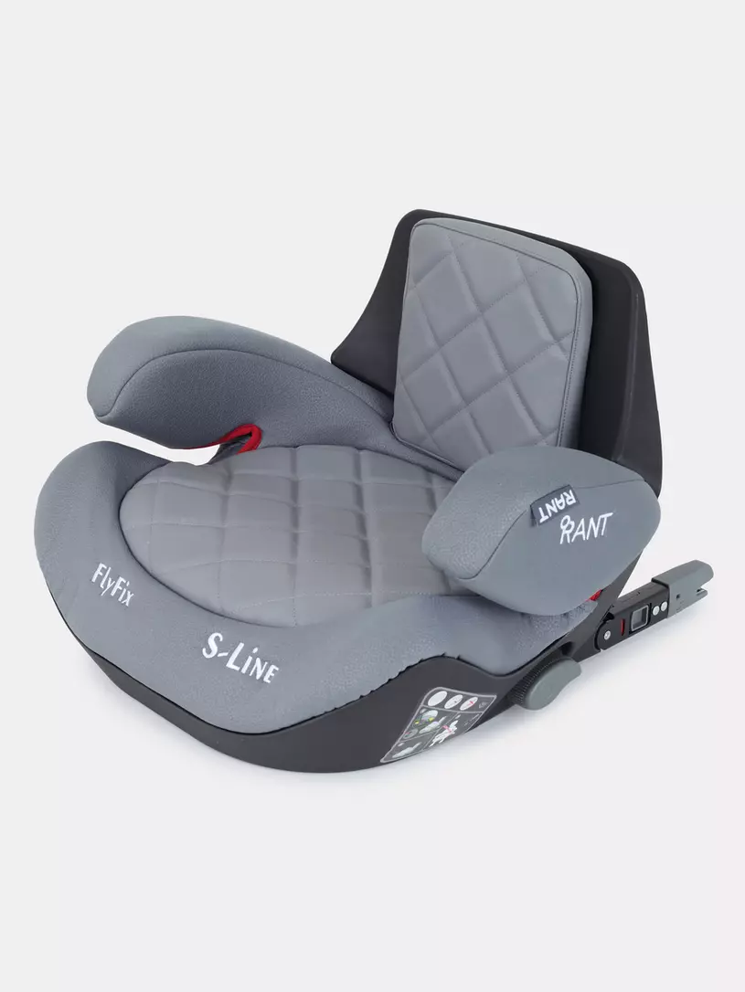 Автокресло Rant Flyfix группа 2-3 (15-36 кг), цвет: серый
