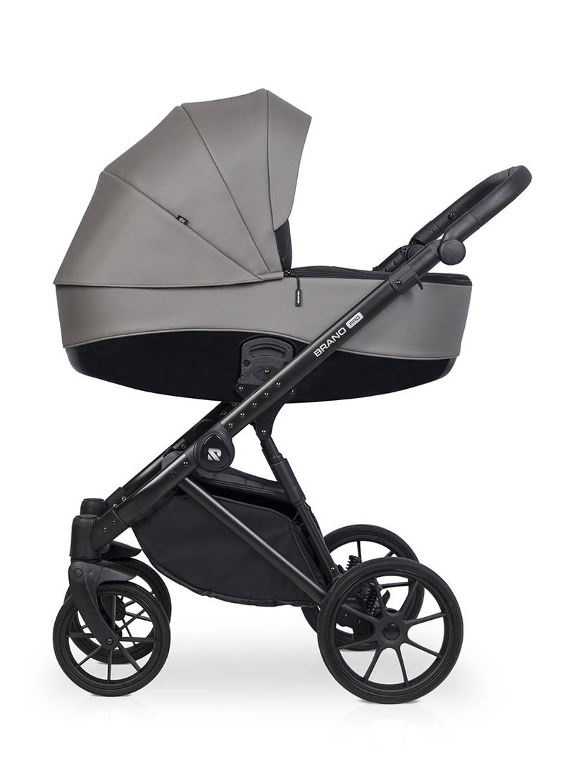 Коляска 2 в 1 Riko Brano Pro, 01 Anthracite