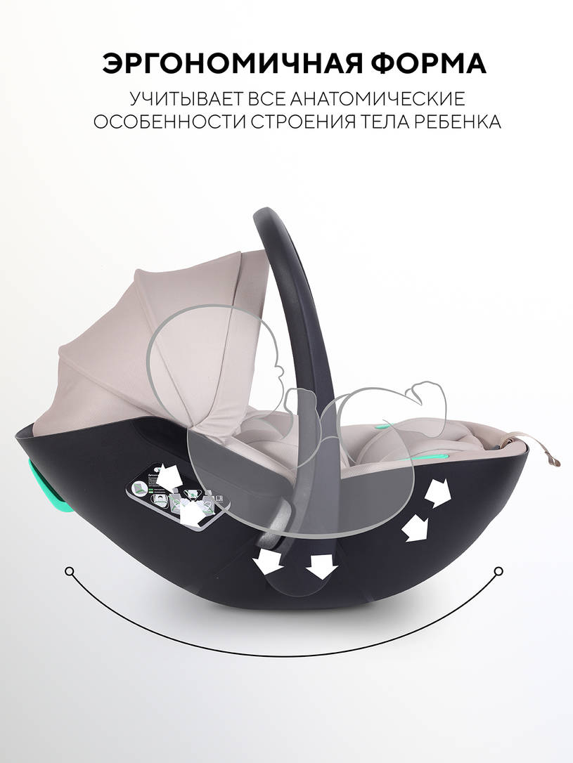 Автокресло Rant Miro (40-87см), Beige