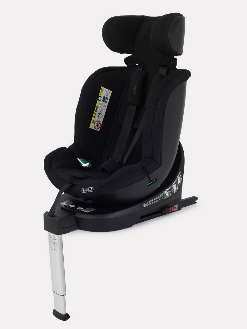 Автокресло Mowbaby Stage isofix (40-150 см) 0-36 кг Black