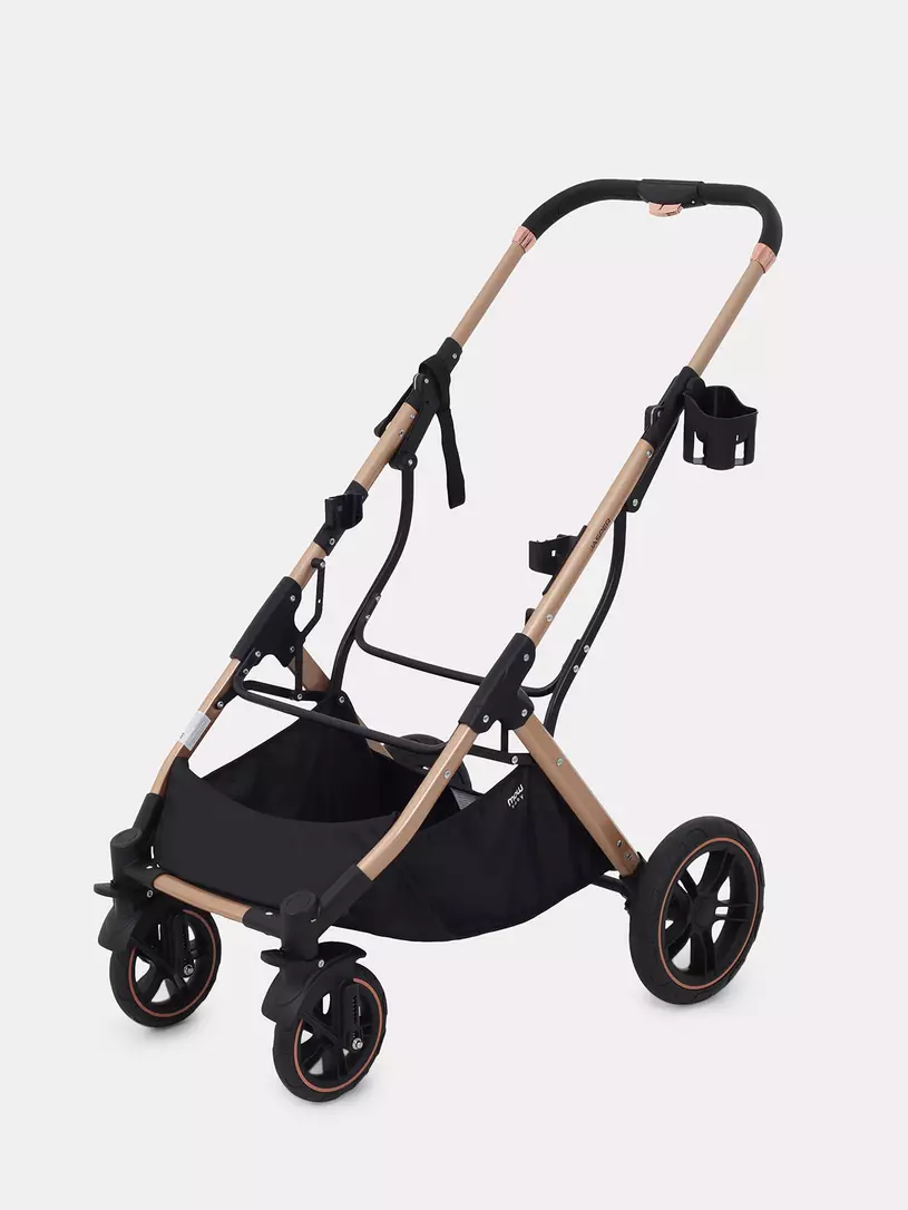 Коляска-трансформер 3 в 1 Mowbaby Jasper Gold black
