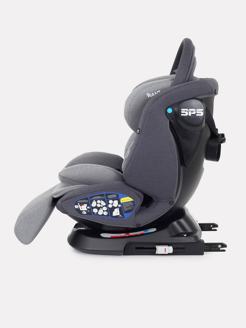 Автокресло Rant Nitro Plus isofix группа 0/1/2/3 (0-36 кг) Grey