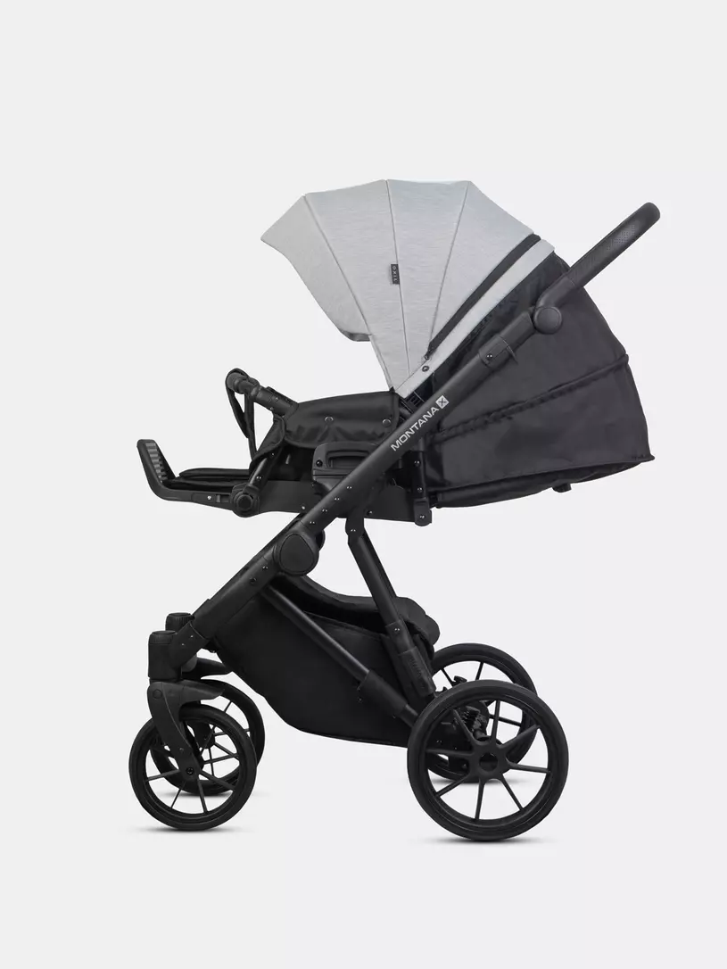 Коляска 2 в 1 Riko Basic Montana X 03 серый