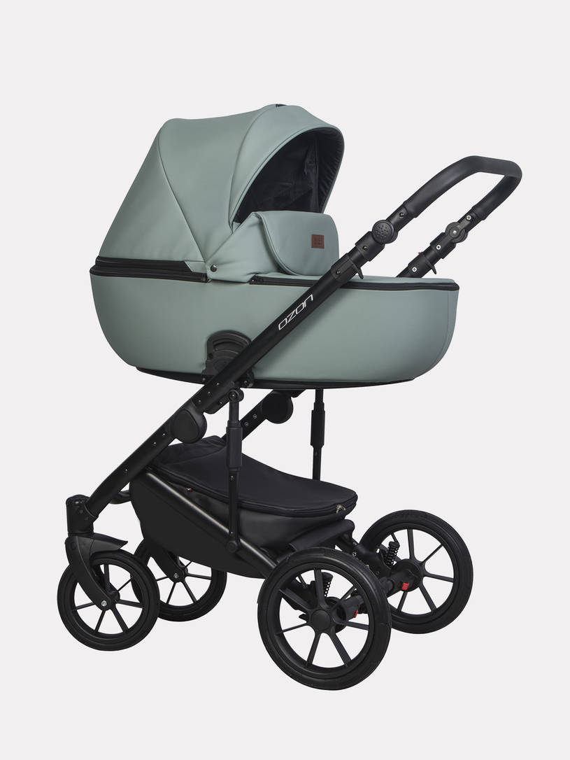 Коляска 3 в 1 Riko Basic Ozon Pastel 05, Оливковый