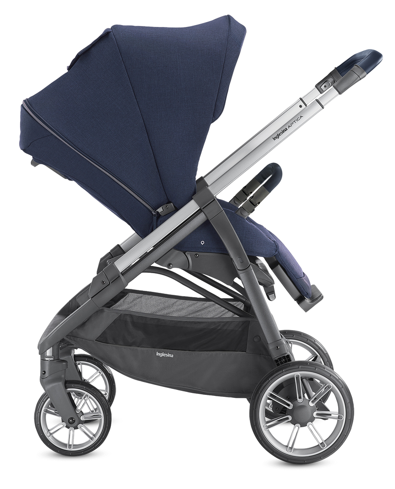 Коляска 2 в 1 Inglesina Aptica  с подставкой под люльку Stand Up,  Portland Blue