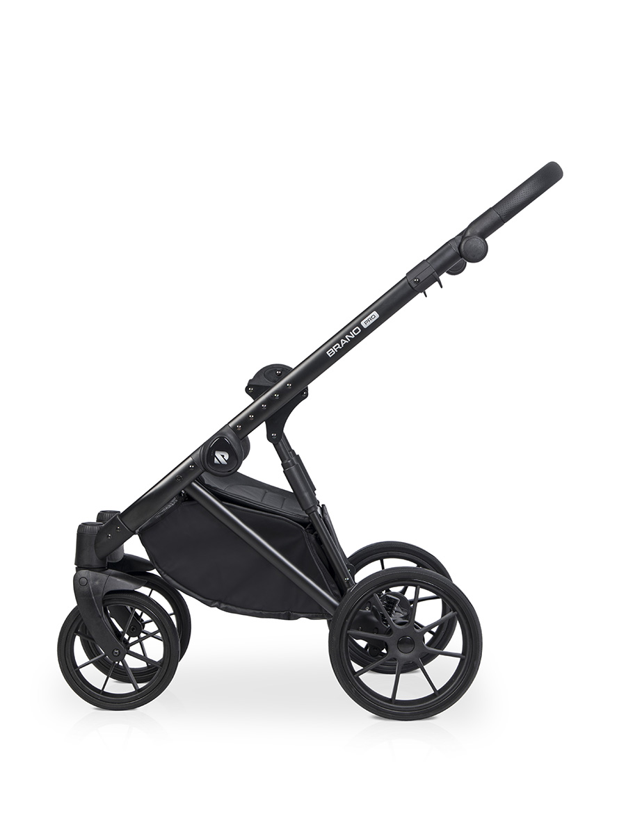 Коляска 3 в 1 Riko Brano Pro, 01 Anthracite