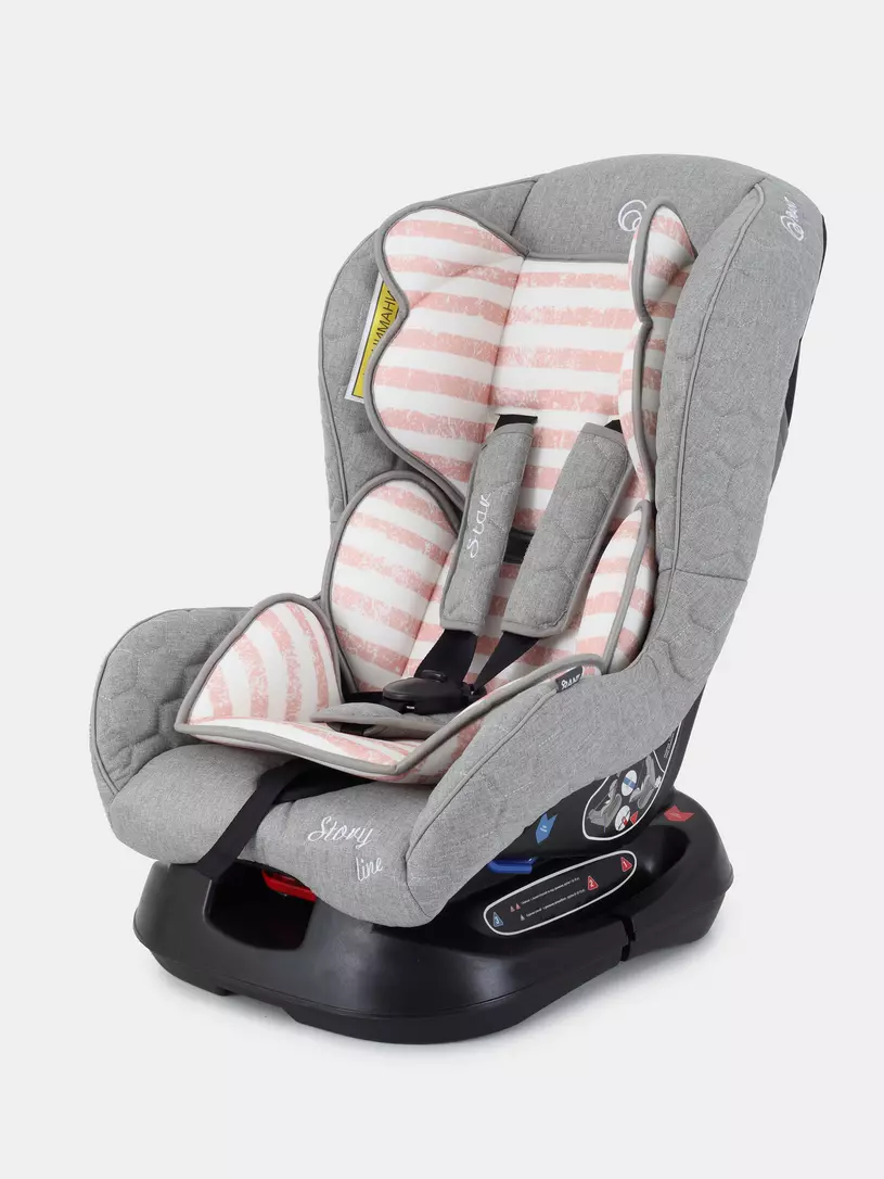 Автокресло Rant Star Story line группа 0-1 (0-18 кг), цвет: серо-розовый