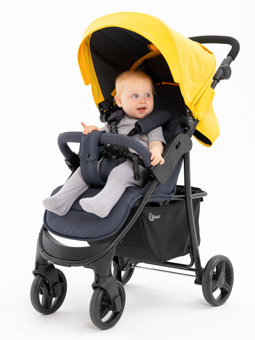 Коляска прогулочная Rant Basic Kira Yellow