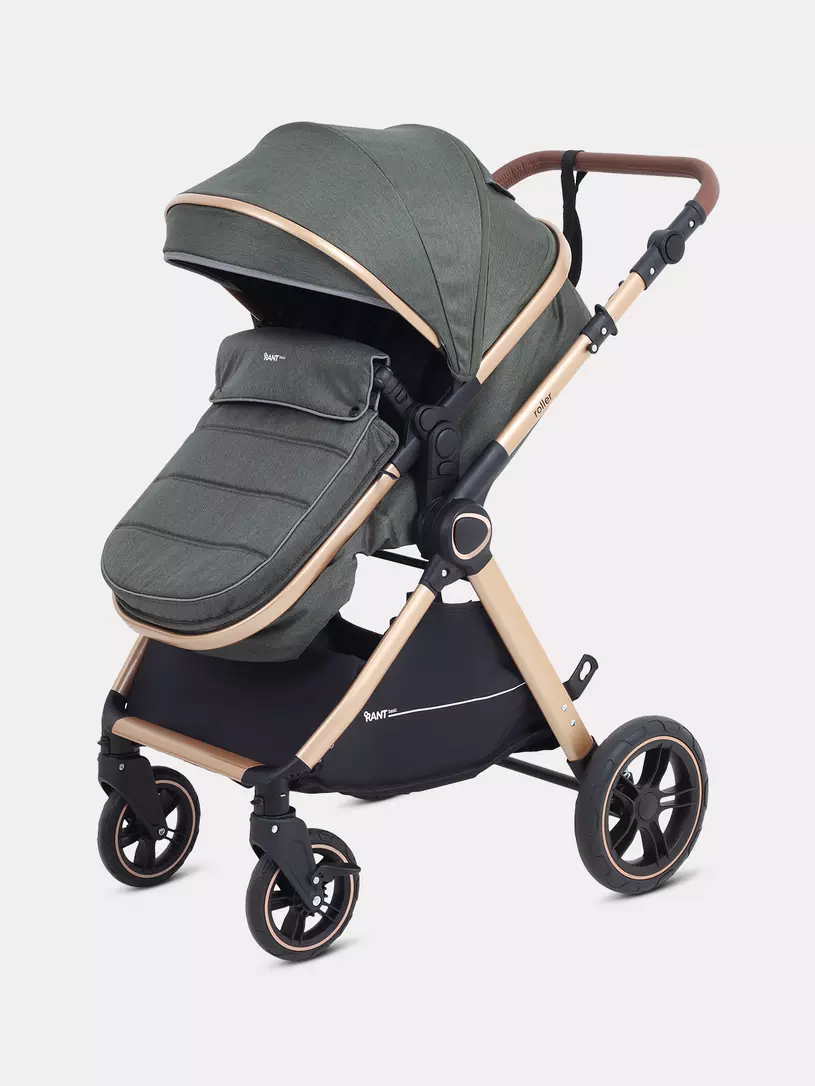 Коляска-трансформер Rant Basic Roller Gold 2024 Olive