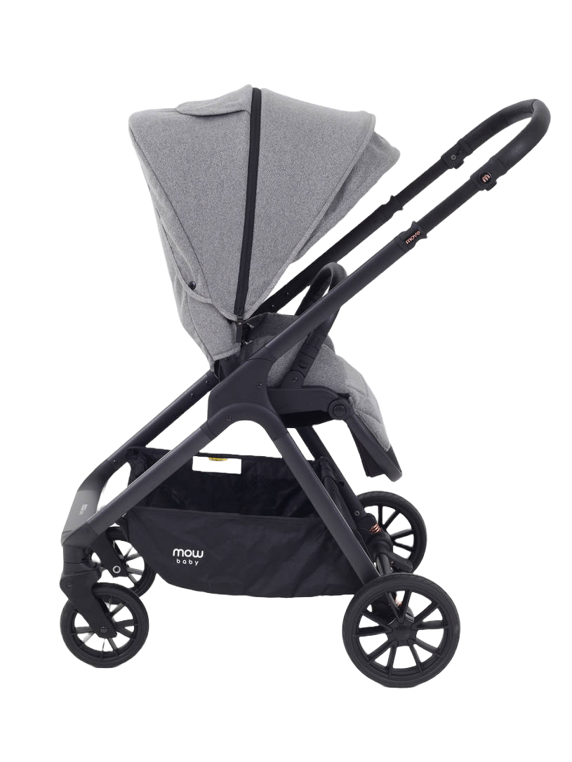 Коляска 2 в 1 MOWBaby MOVE MB401 Silver