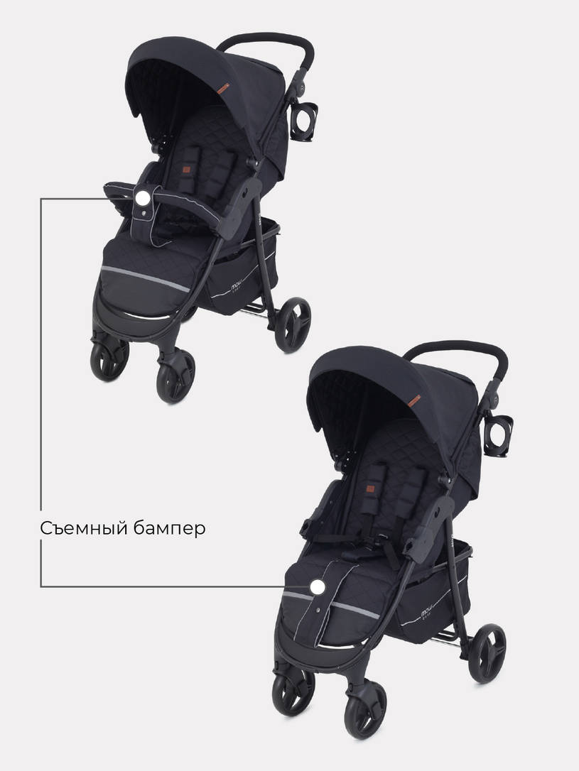 Коляска прогулочная Mowbaby Cross Gold Black