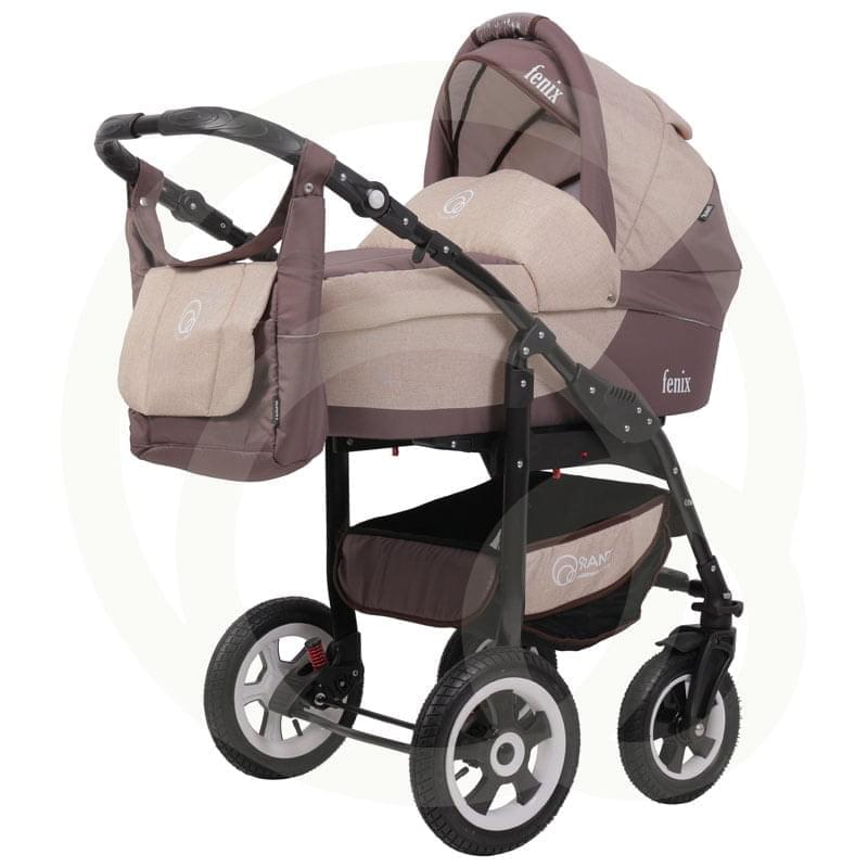 Коляска 2 в 1 Rant Fenix Len 06 бежево-коричневый