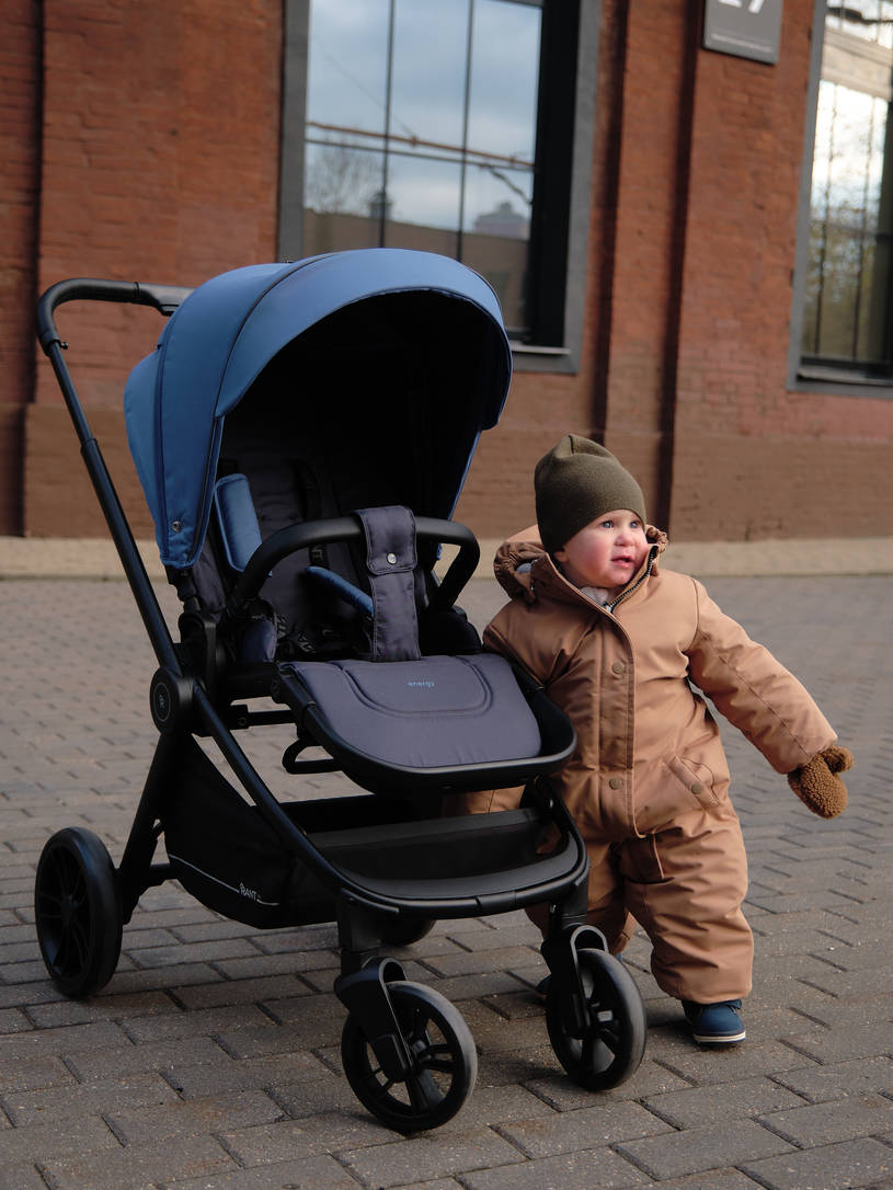 Коляска 3 в 1 Rant Basic Energy Blue