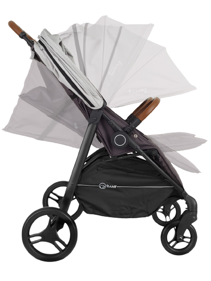 Коляска прогулочная для двойни Rant Twinny RA151 Soft grey. Цвет: Серый