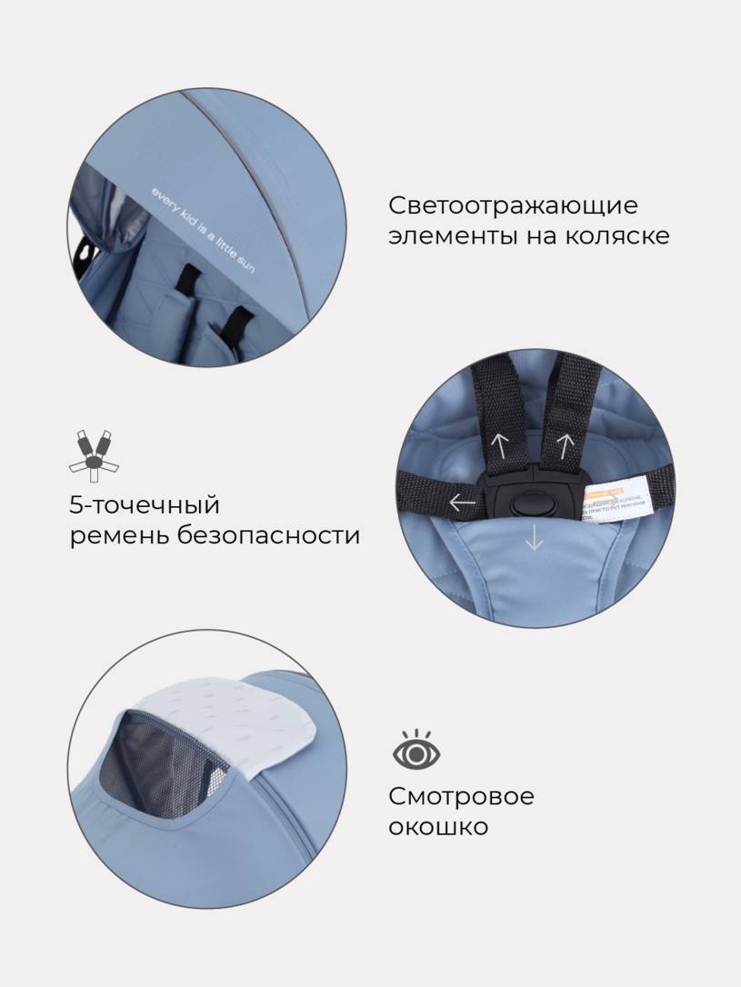 Коляска прогулочная RANT BEAT RA851 Pacific Blue
