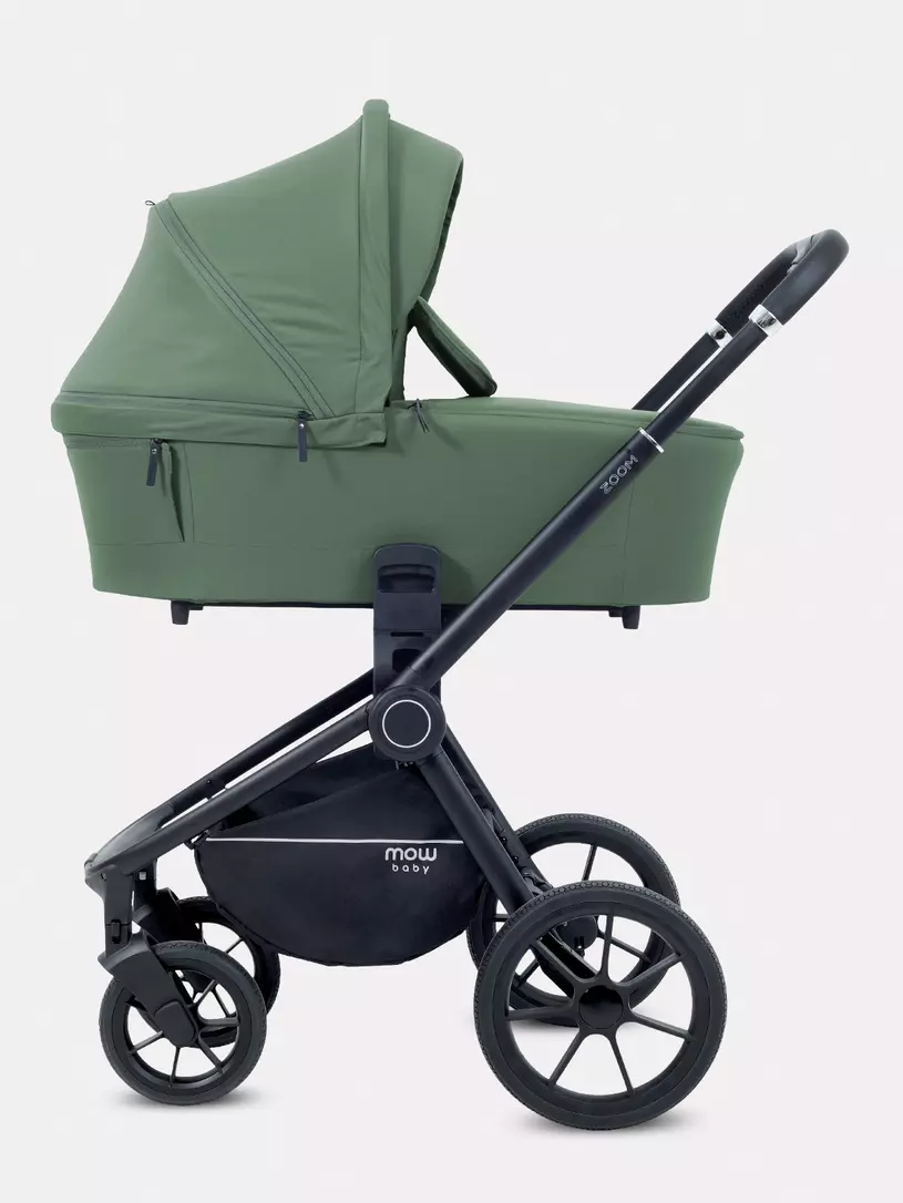 Коляска 3 в 1 Mowbaby Zoom PU Olive