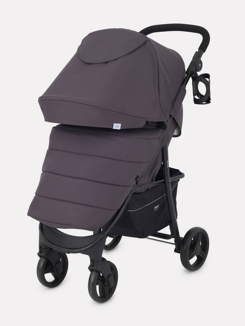 Коляска прогулочная Mowbaby Cross 2024 carbon