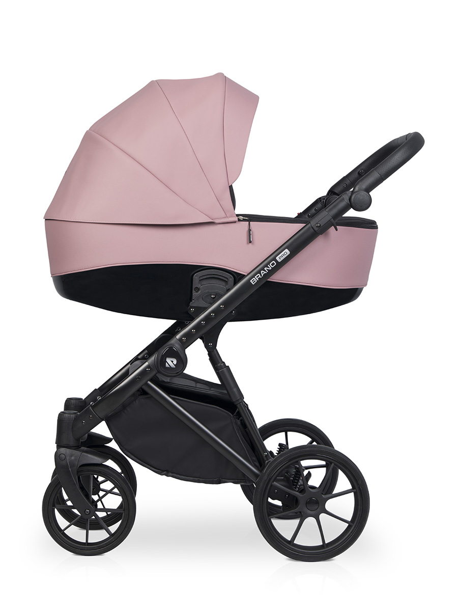 Коляска 3 в 1 Riko Brano Pro, 03 Energy pink