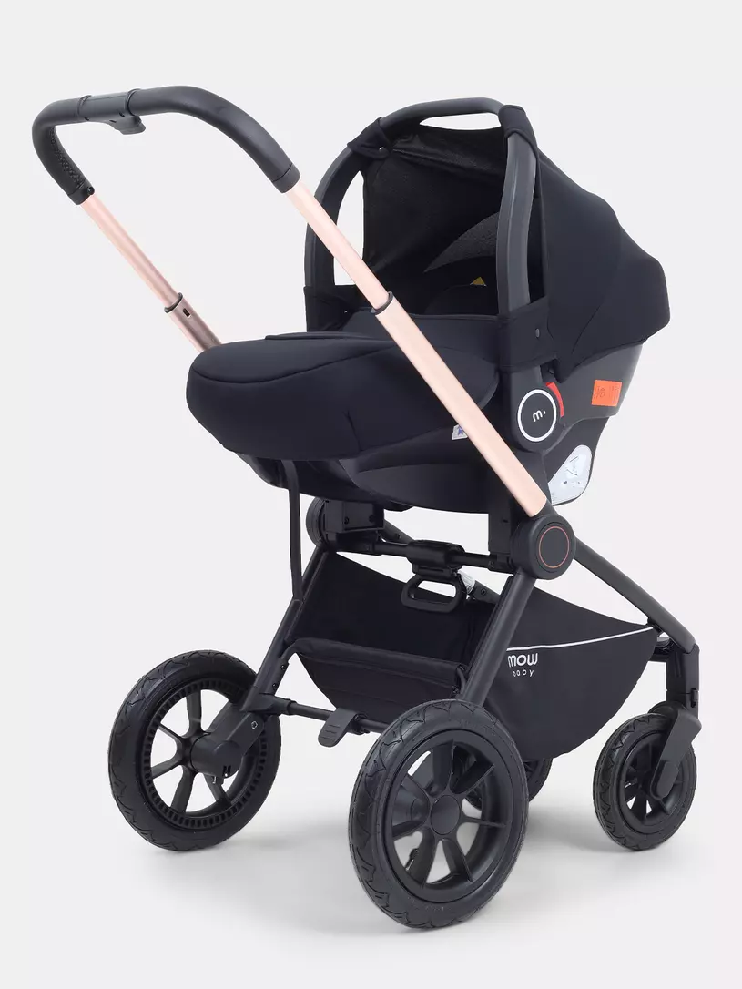 Коляска 3 в 1 Mowbaby Zoom Air Gold Black