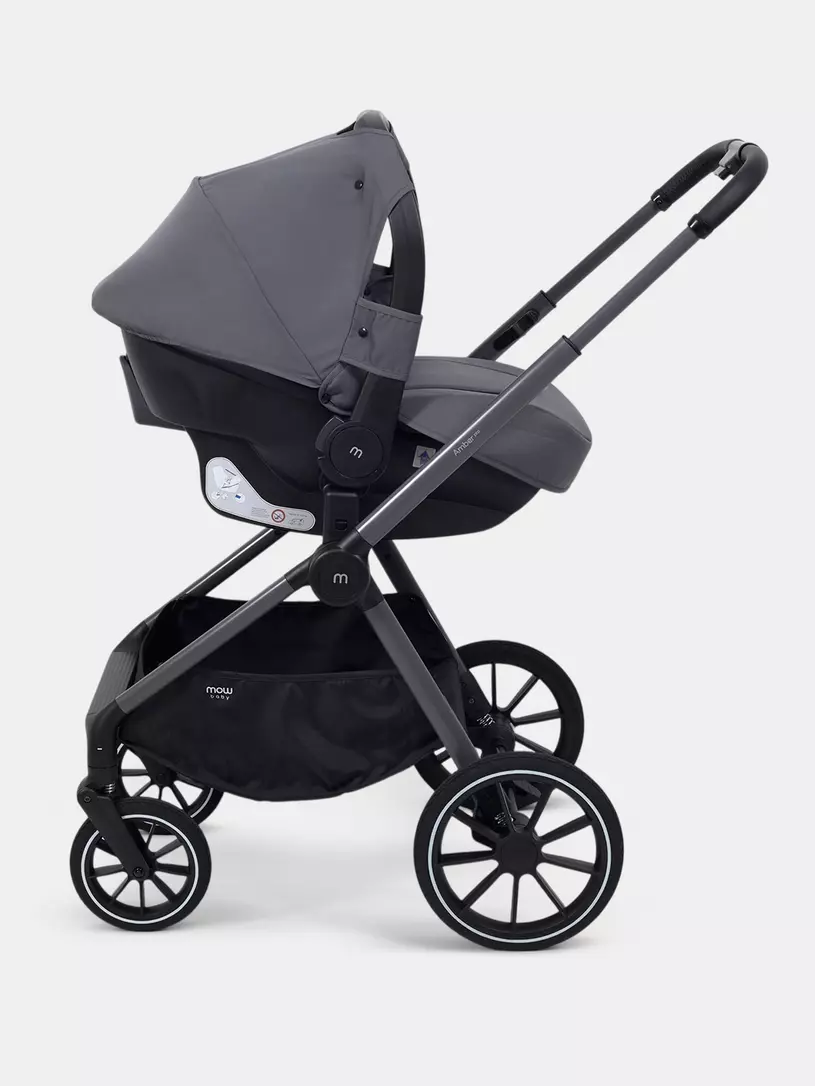 Коляска 3 в 1 Mowbaby Amber PRO Graphite