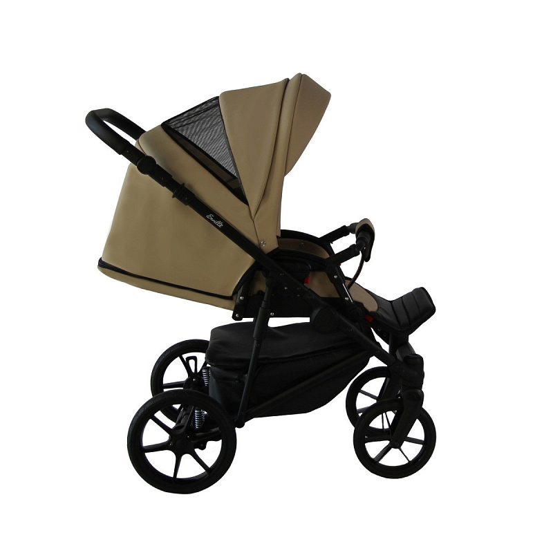 Детская коляска Sevillababy Tisso 2 в 1 бежевый экокожа
