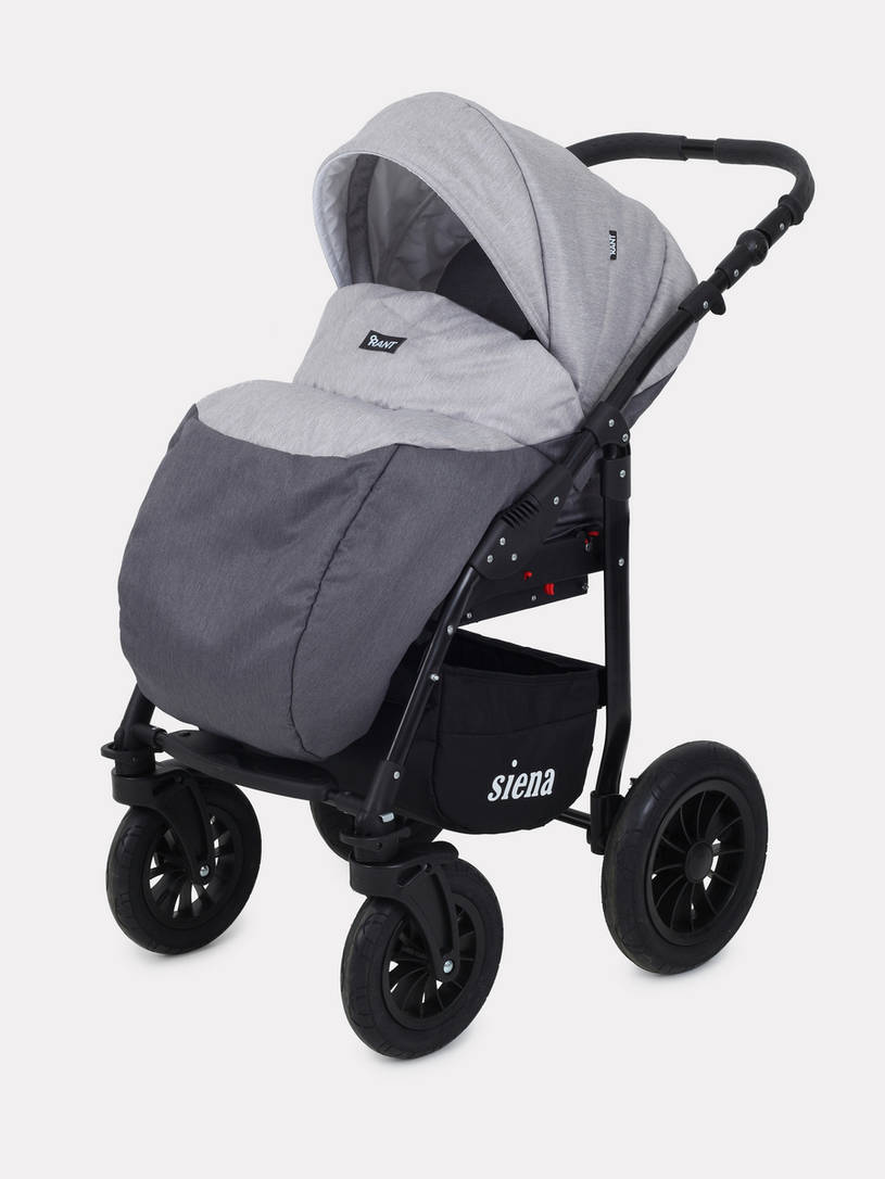 Коляска 2 в 1 Rant Siena 04 графит-серый