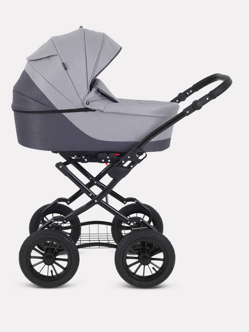 Коляска 2 в 1 Rant Siena Classic 2024 02 темно-серый - светло-серый