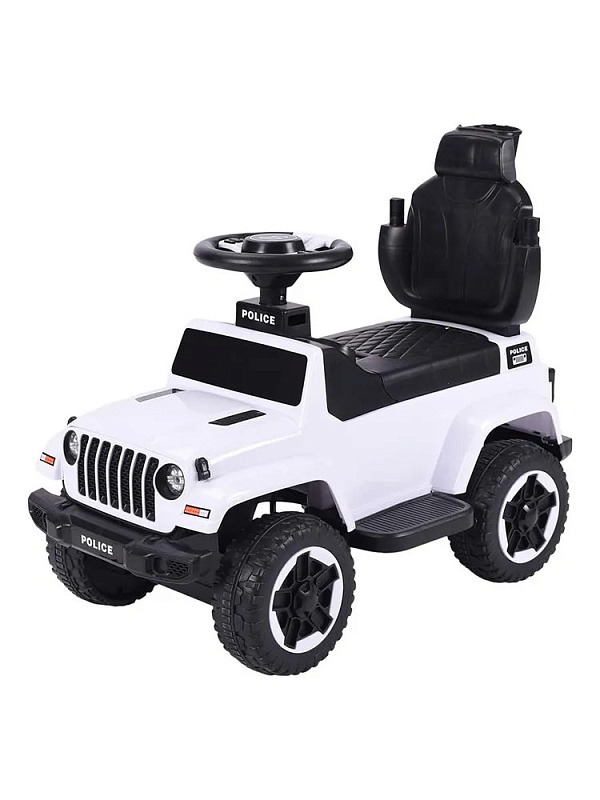 Детская каталка Sevillababy Police 3 в 1 с ручкой BC219 white/белый