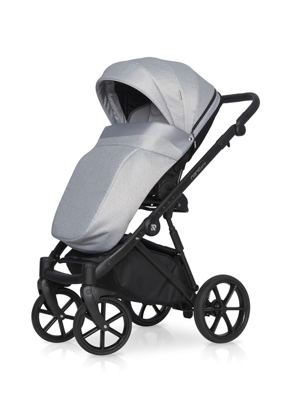 Коляска 3 в 1 Riko Nano Pro 01 Grey Fox серый