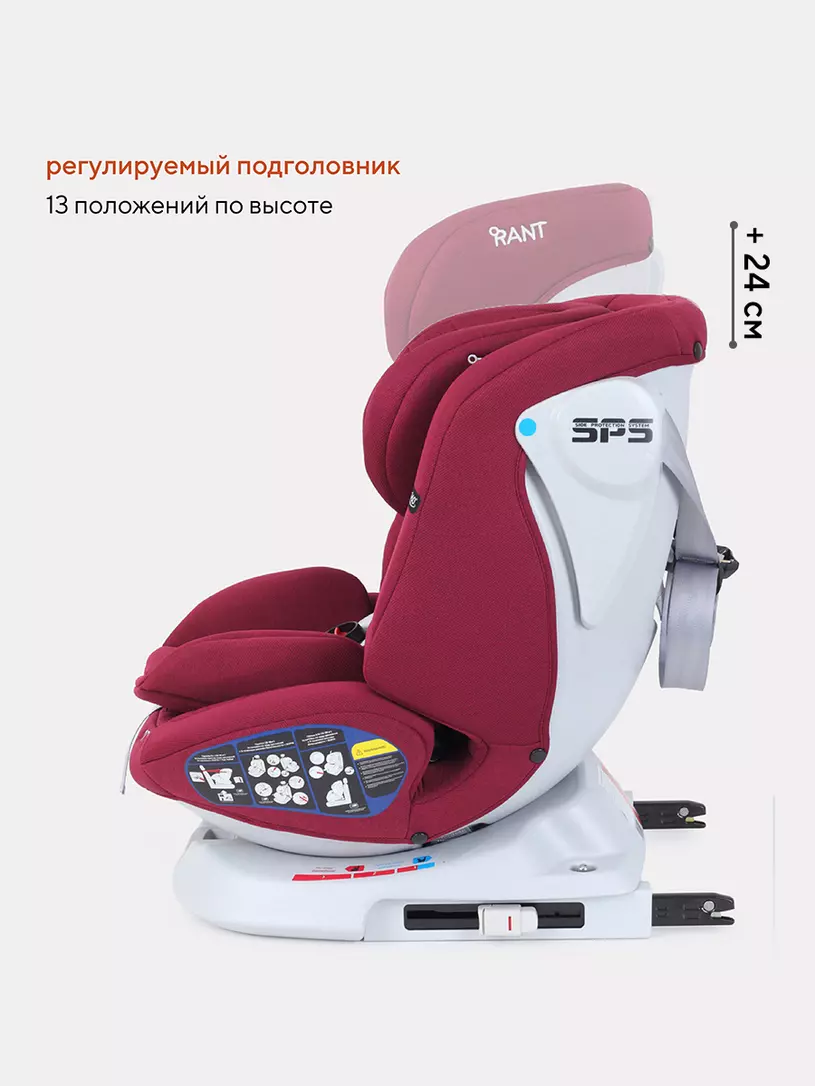 Автокресло Rant Nitro 0/1/2/3 (0-36 кг) Red