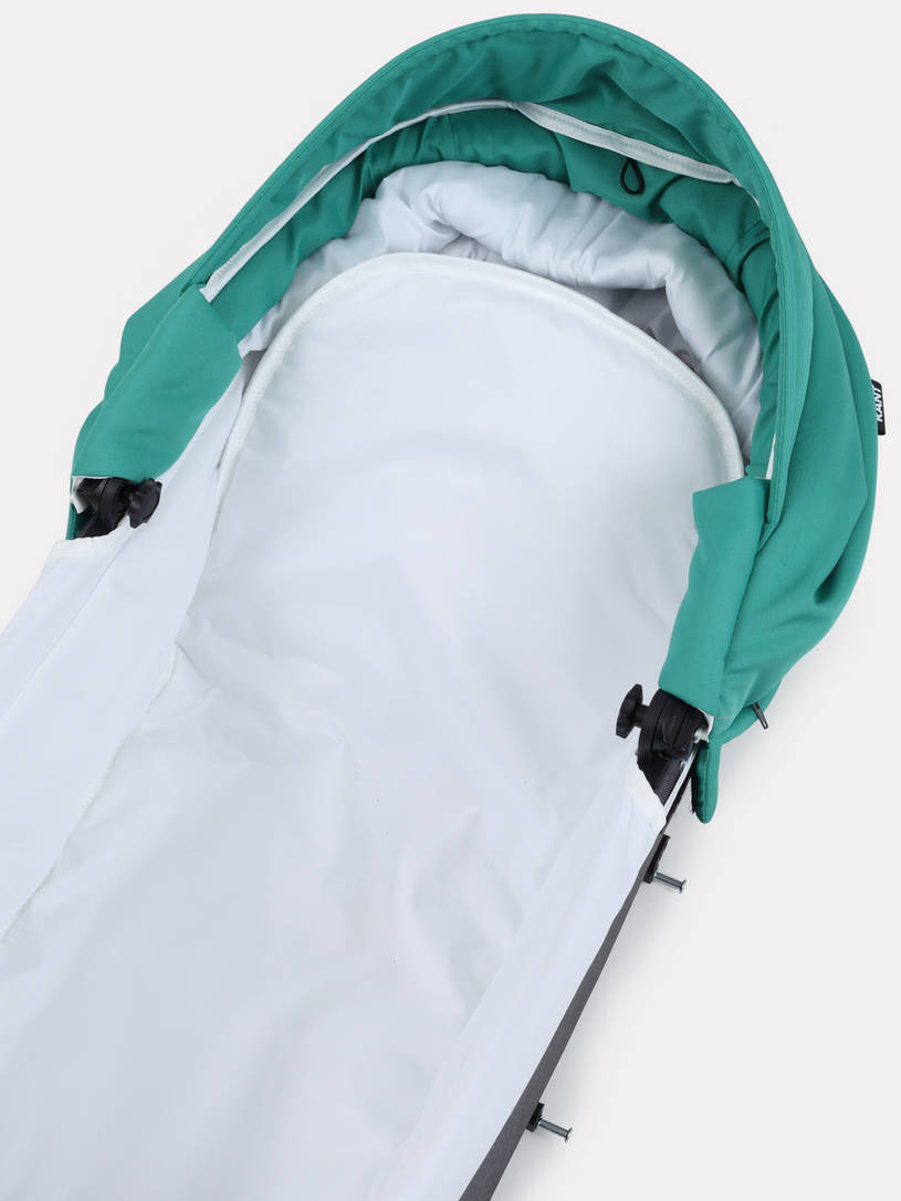 Коляска 3 в 1 Rant Dream 08 серый-темно-зеленый