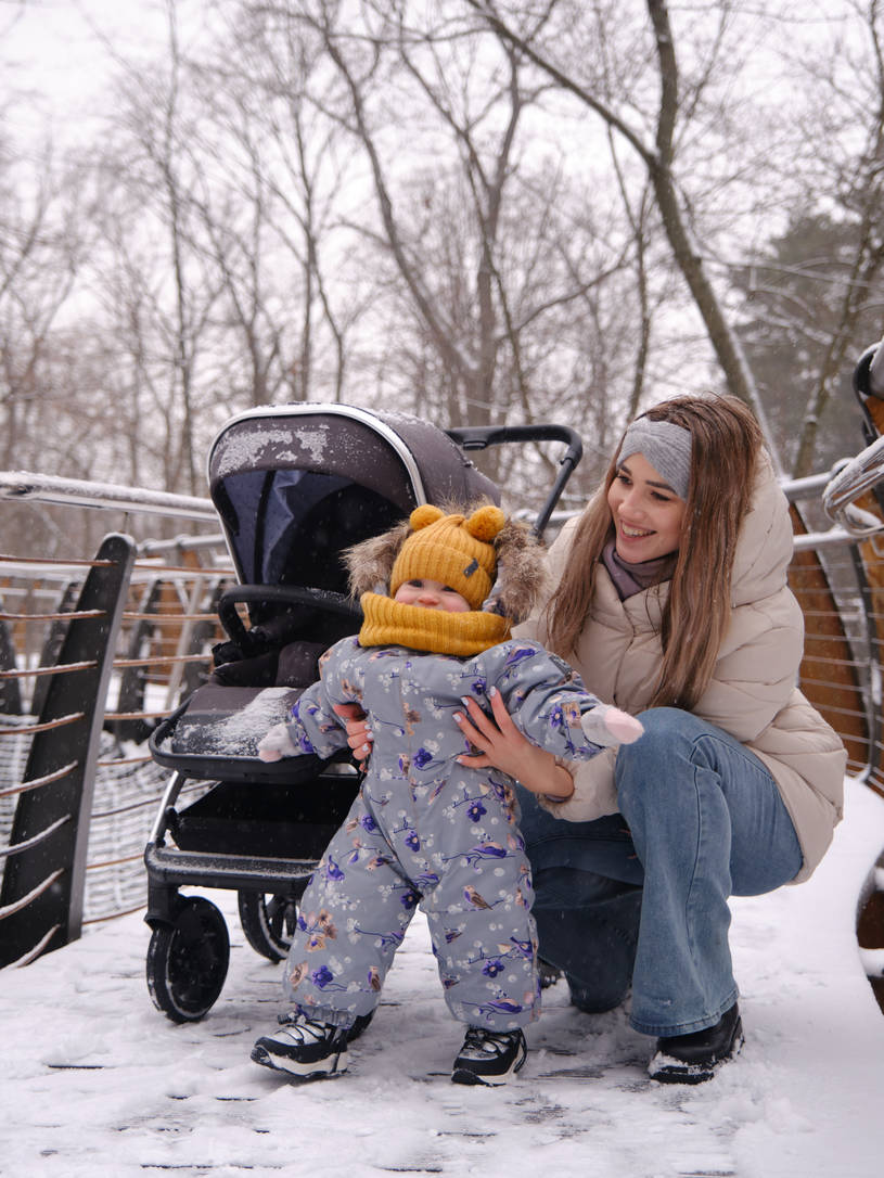 Коляска 2 в 1 Mowbaby Tilda Carbon