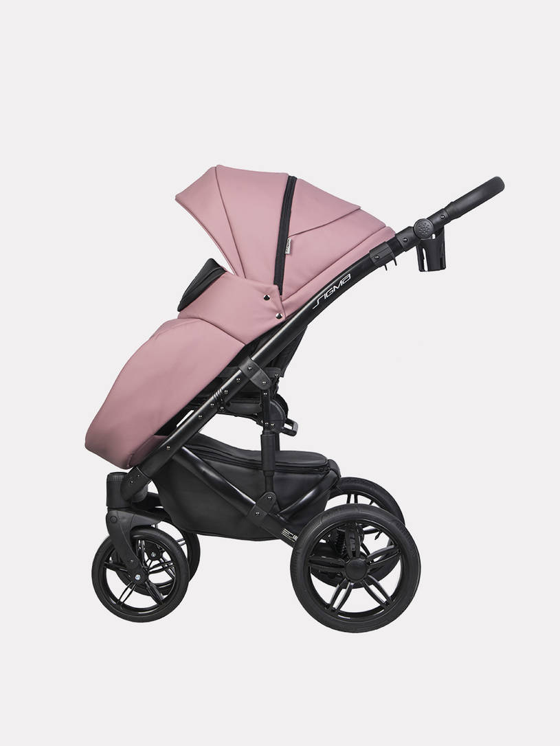 Коляска 3 в 1 Riko Sigma Pro Energy pink