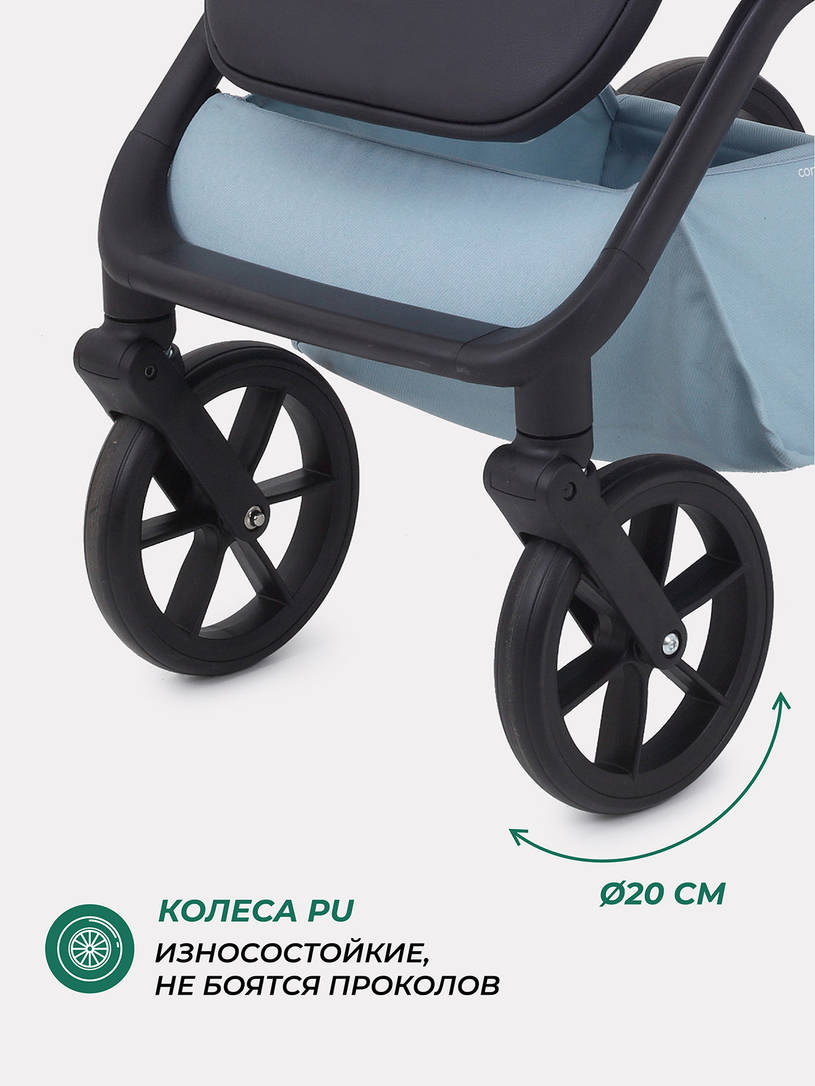 Коляска прогулочная Mowbaby Mio Blue