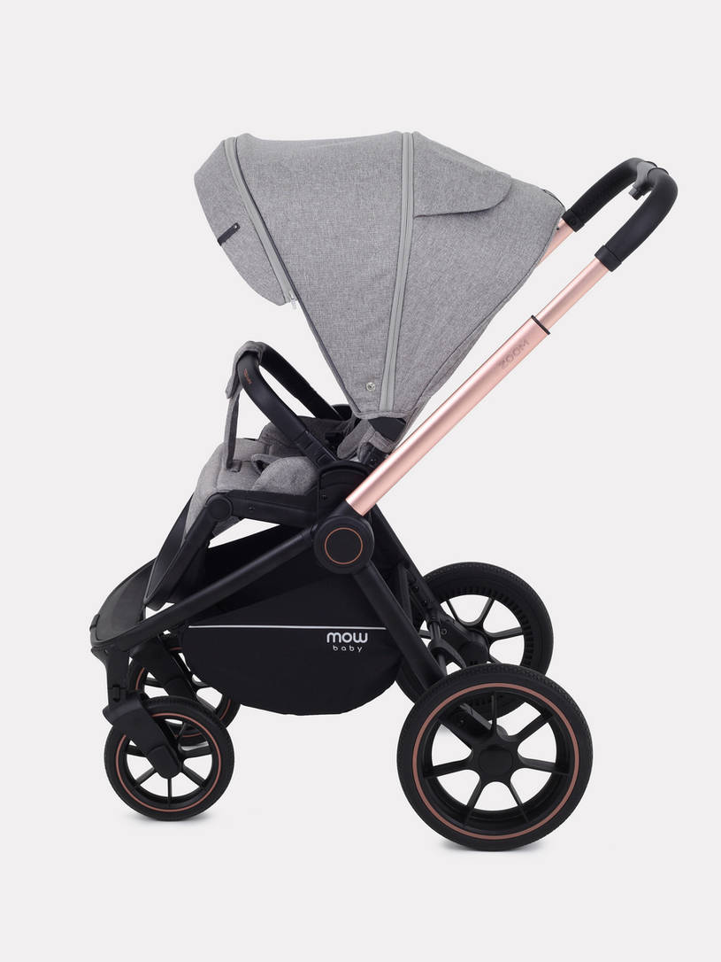 Коляска 2 в 1 MOWBaby ZOOM PU RA086 Gold Beige