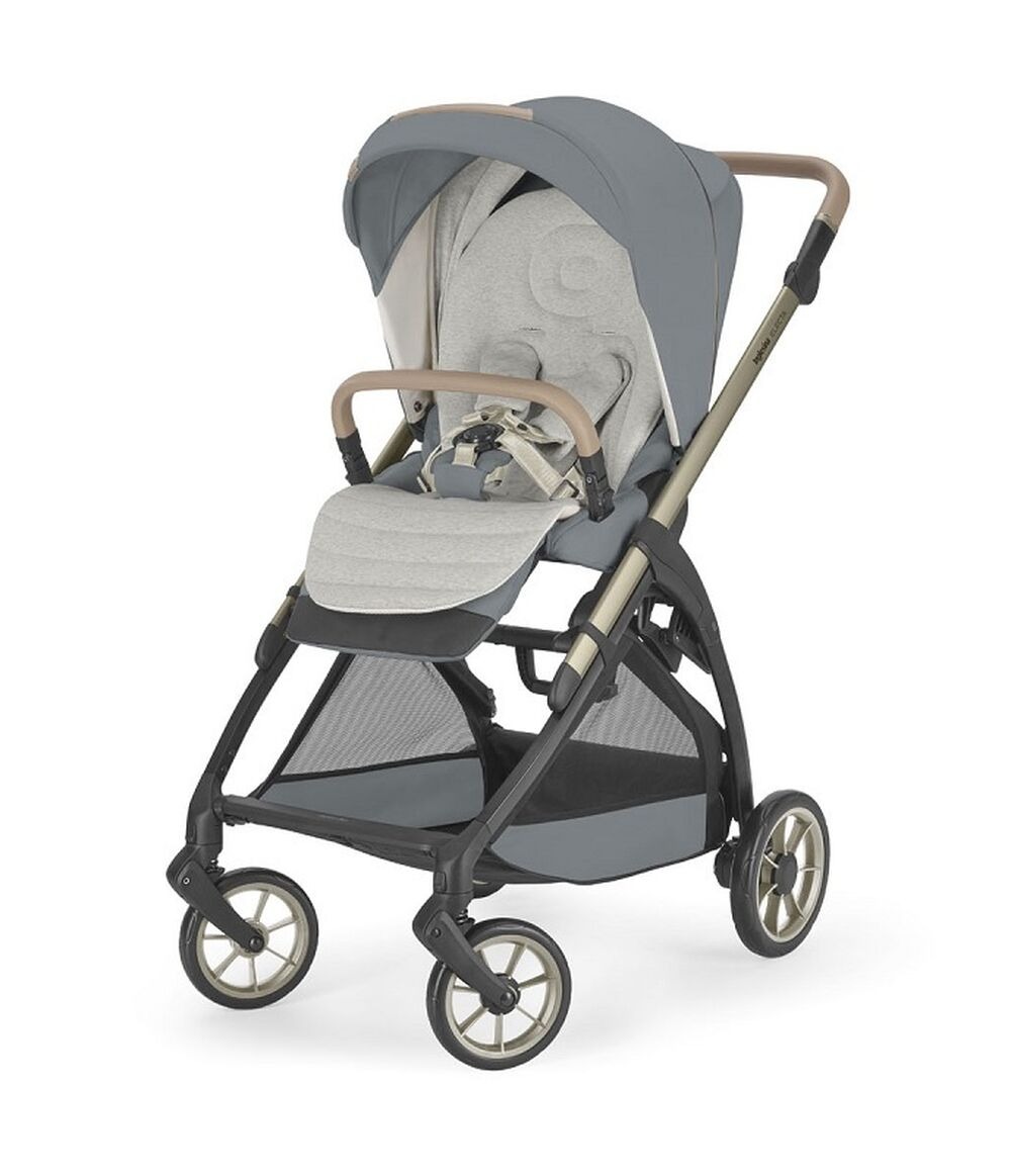 Коляска 3 в 1 Inglesina Electa Element c подставкой под люльку Stand Up, Paper Blue