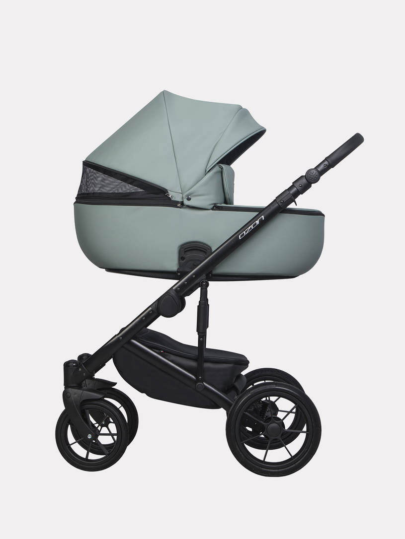 Коляска 2 в 1 Riko Basic Ozon Pastel 05, оливковый