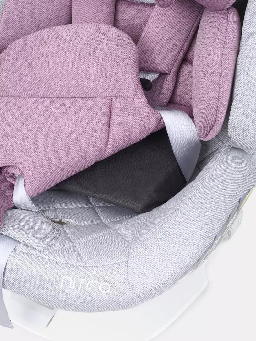 Автокресло Rant Nitro 0/1/2/3 (0-36 кг) Grey/Pink